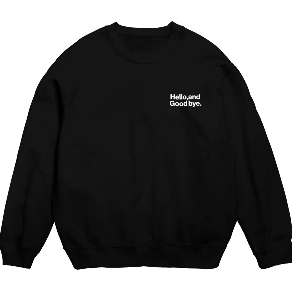 NOBUICHI  伸市の初めまして、さようなら。 Crew Neck Sweatshirt