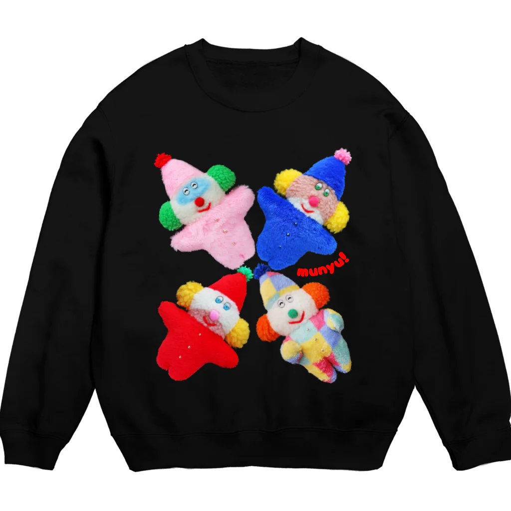 むにゅのロンちゃんズ Crew Neck Sweatshirt