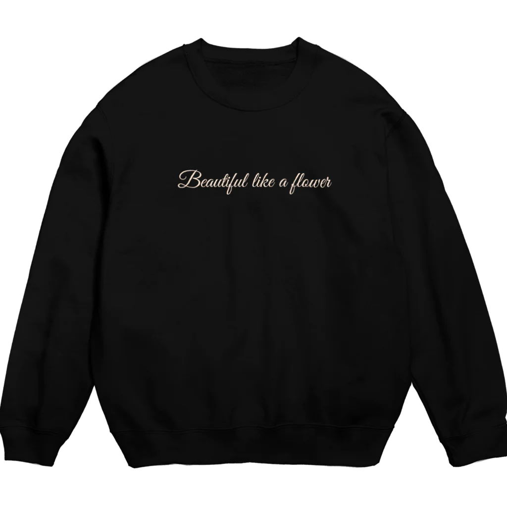 きのみのBeautiful like a flower Crew Neck Sweatshirt