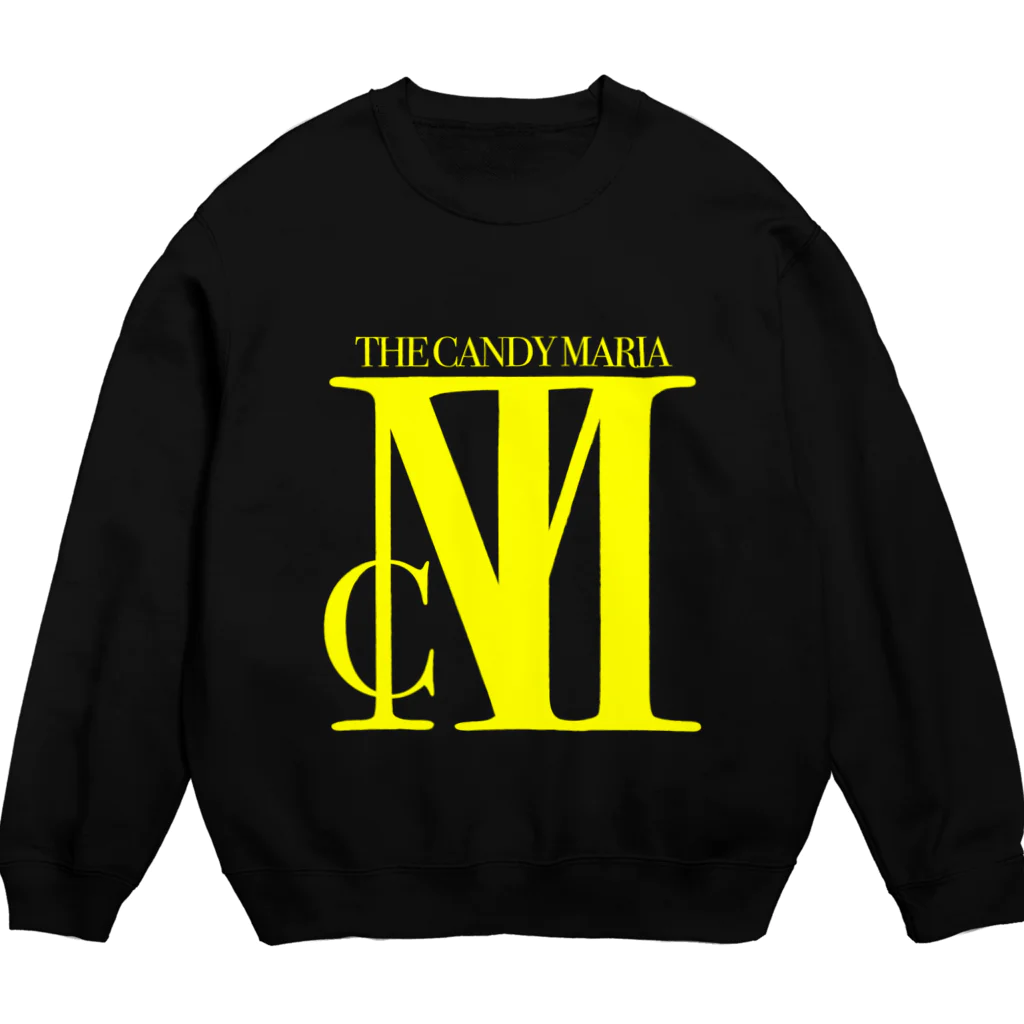 THE CANDY MARIAのTCM Big Logo yellow Crew Neck Sweatshirt