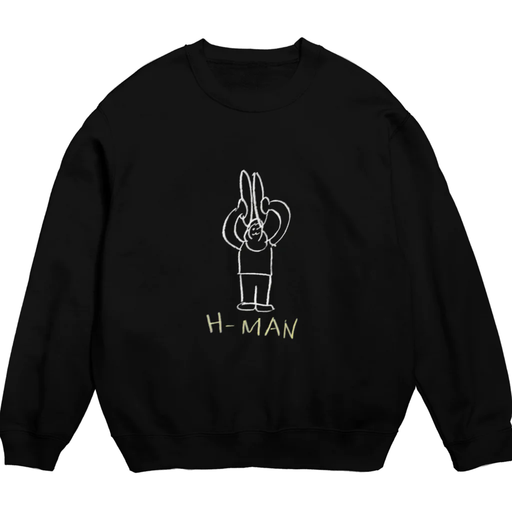 怒りのTシャツ売り場のH-MAN Crew Neck Sweatshirt