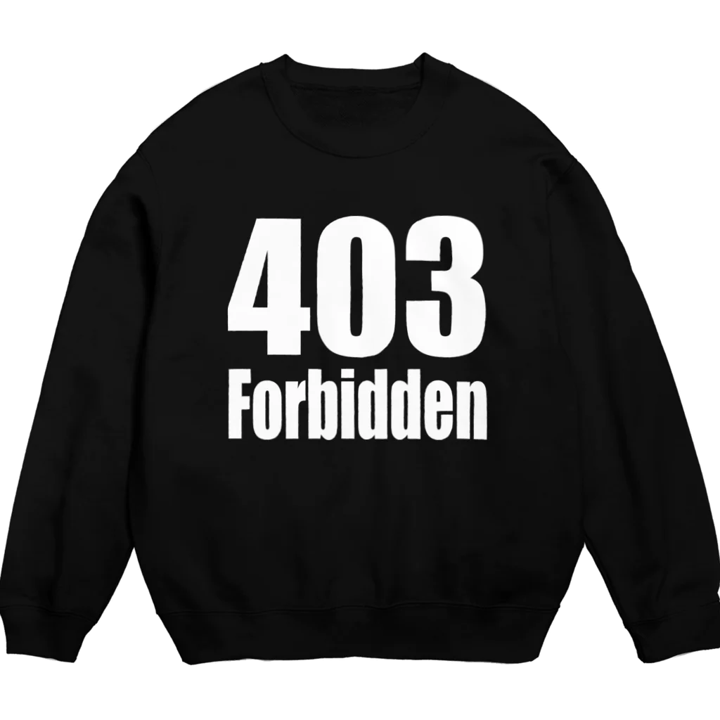 Error Correctionの403 Forbidden Crew Neck Sweatshirt