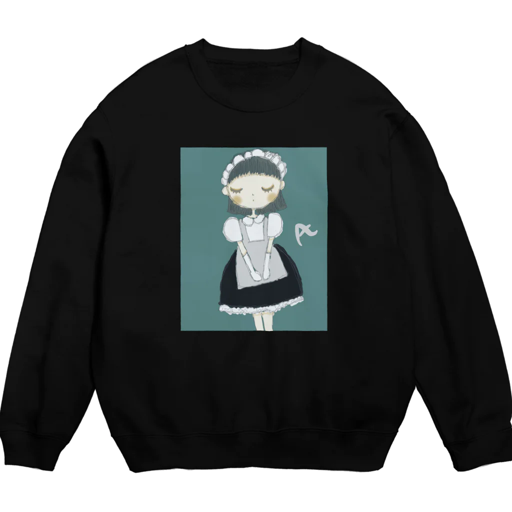 あいちゃんのアタマの中のお帰りくださいませご主人さま。 Crew Neck Sweatshirt