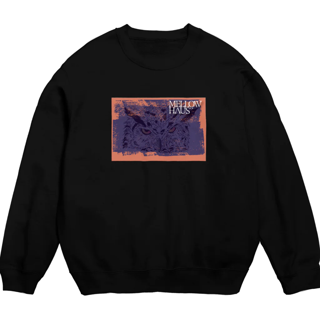 MELLOW HAUS / メロウハウスの"owl" series Crew Neck Sweatshirt