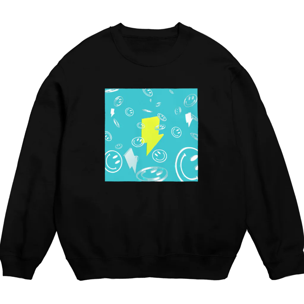 塩屋むつ(shioyaprod)のshioyaprod Happy X Electric Crew Neck Sweatshirt