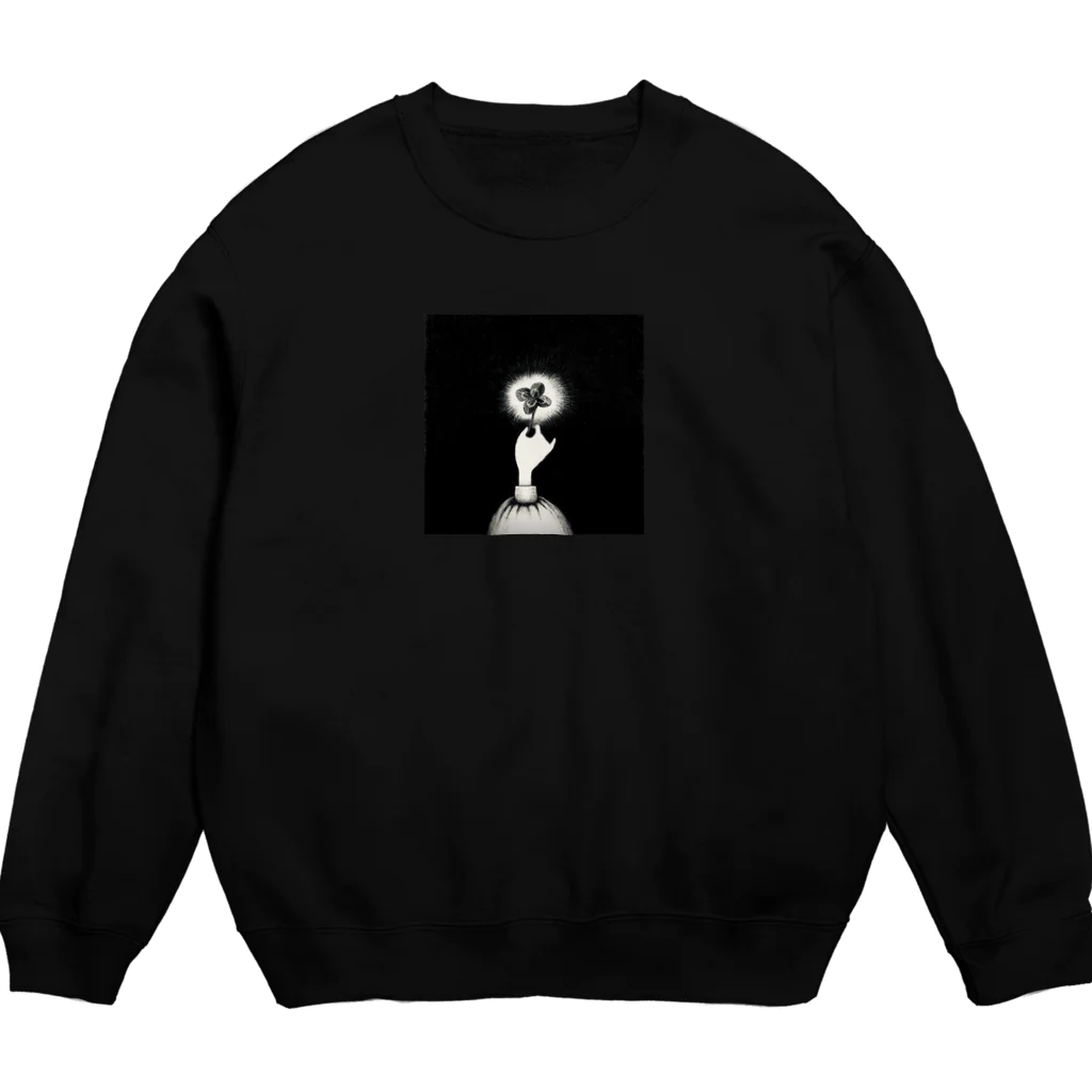 野ウサギ堂（キクチン）の希望 Crew Neck Sweatshirt