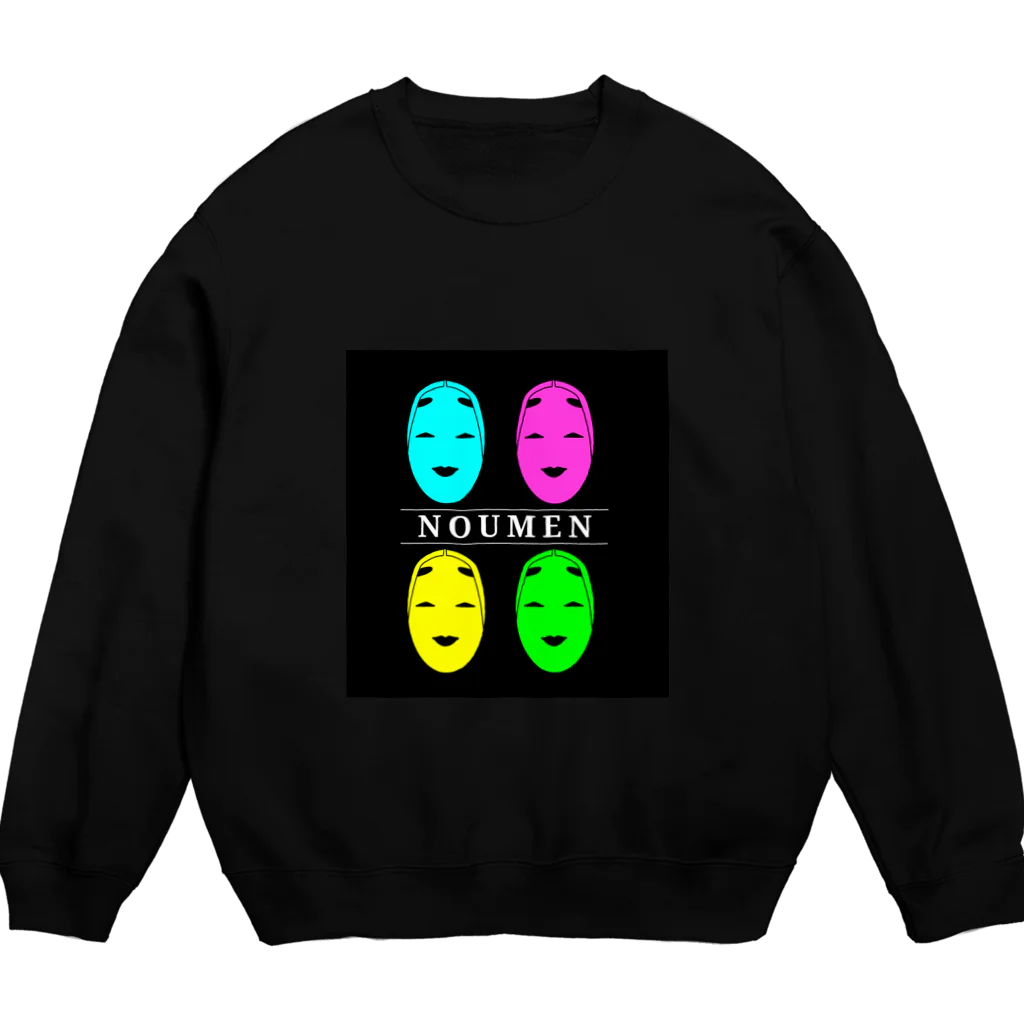 赤茄子の能面グッズ Crew Neck Sweatshirt