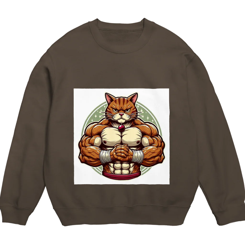 MUSCLE CAT 🐈🐈‍⬛のマッスルキャット　キジ虎 スウェット