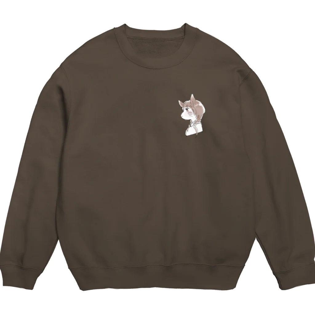 ロマンスグレイのKEMONO girl Crew Neck Sweatshirt