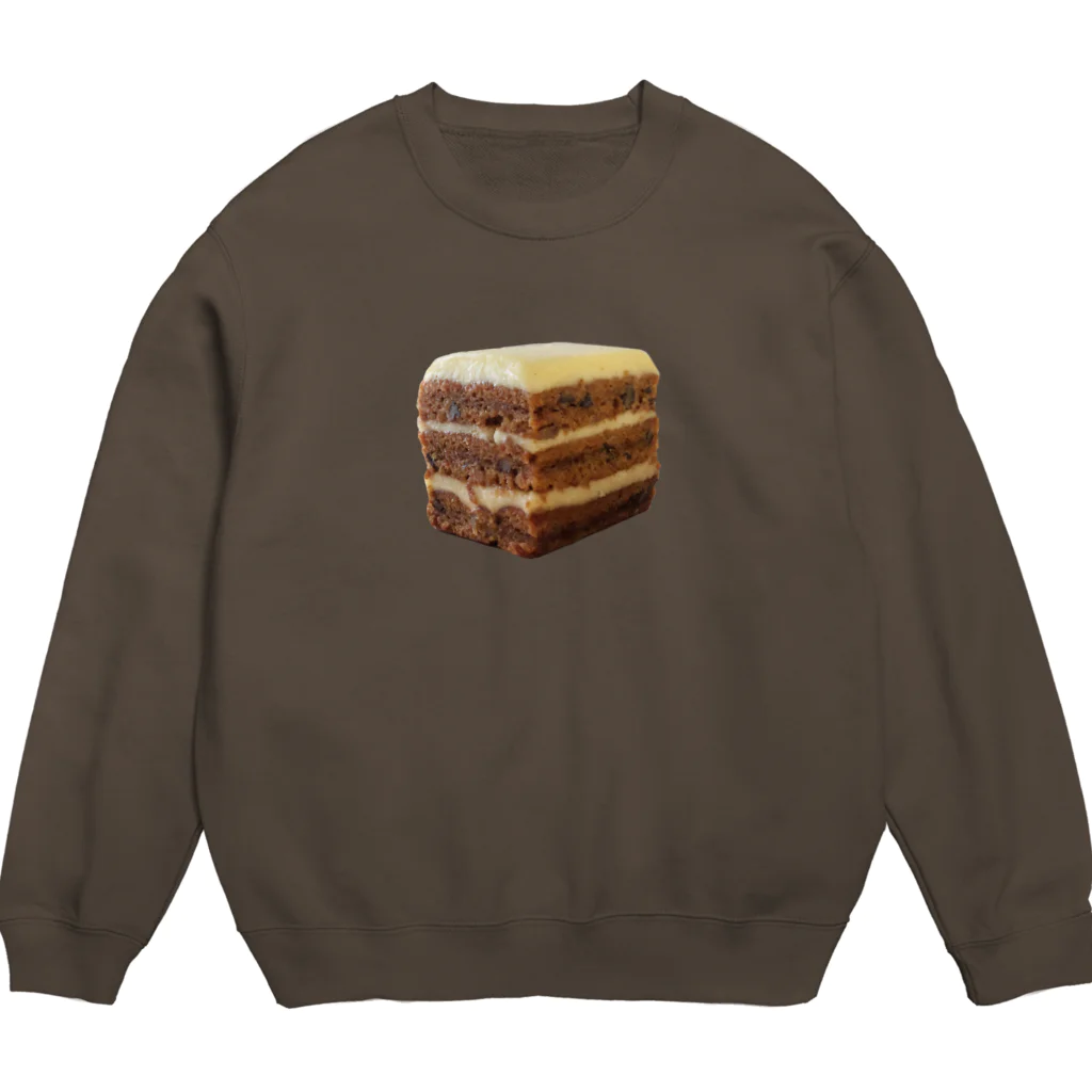 RomanticFoodieのキャロットケーキ以外ありえない Crew Neck Sweatshirt