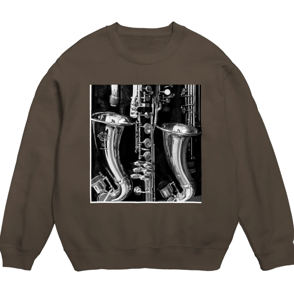 くんちゃんちのバセットホルン Crew Neck Sweatshirt