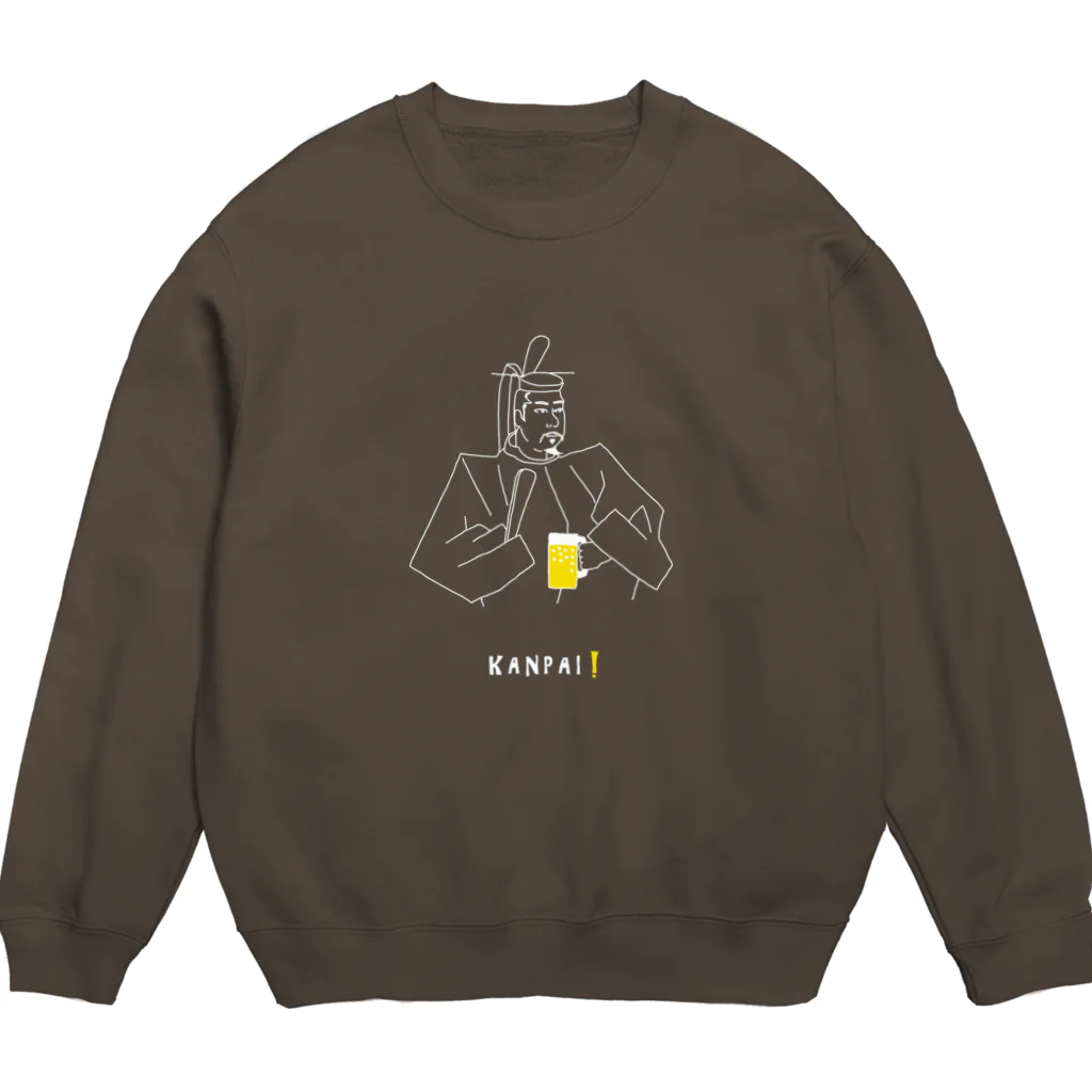 ビールとアート TM-3 Designの偉人 × BEER（源頼朝）白線画 スウェット