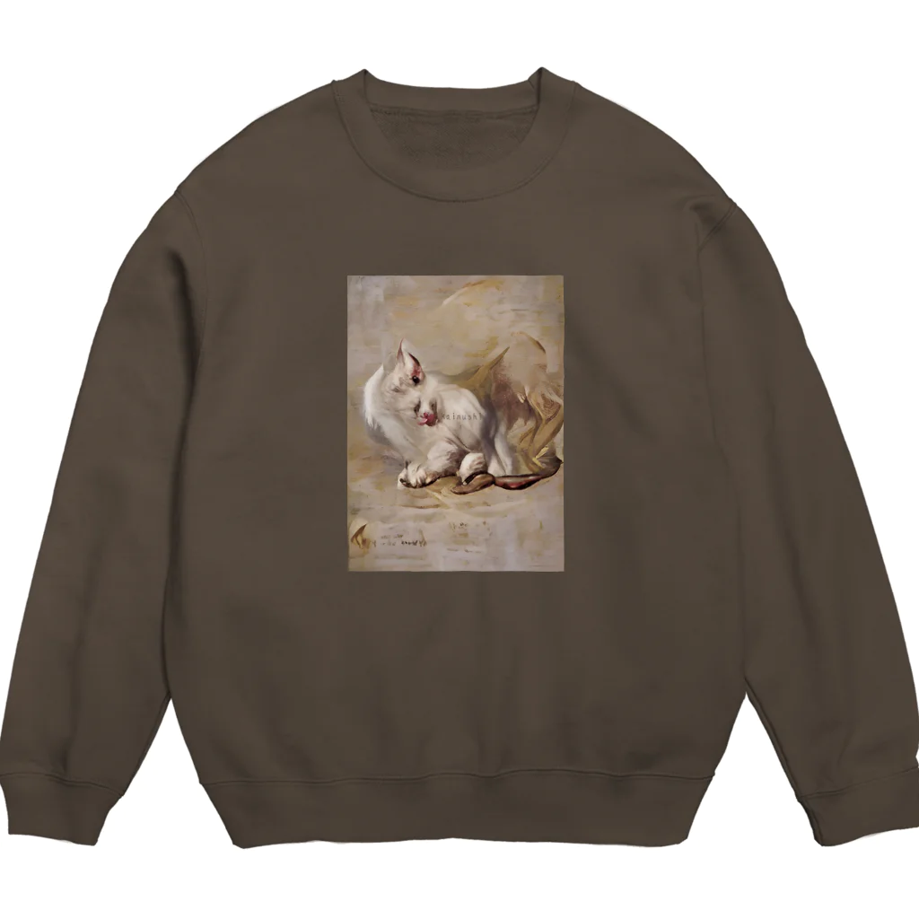 飼い主の猫猫猫 Crew Neck Sweatshirt