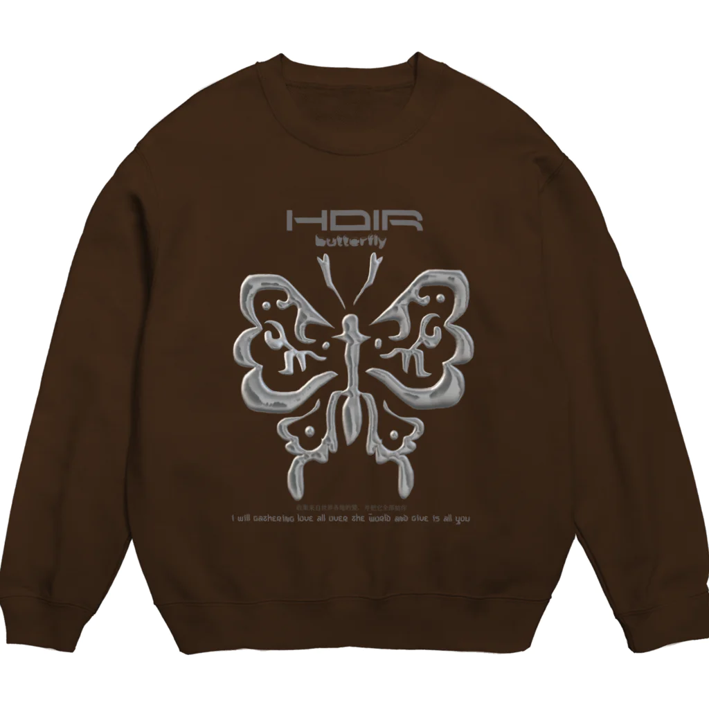 HDIR gathering love のMetallic butterfly トレーナー スウェット