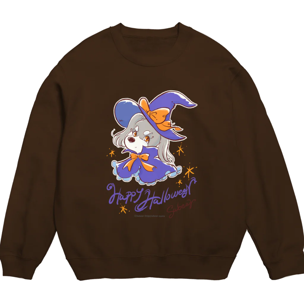 obosa_DENS/SABEAR_shop ＠SUZURIのシュナガール_ハロウィン_ウェア Crew Neck Sweatshirt