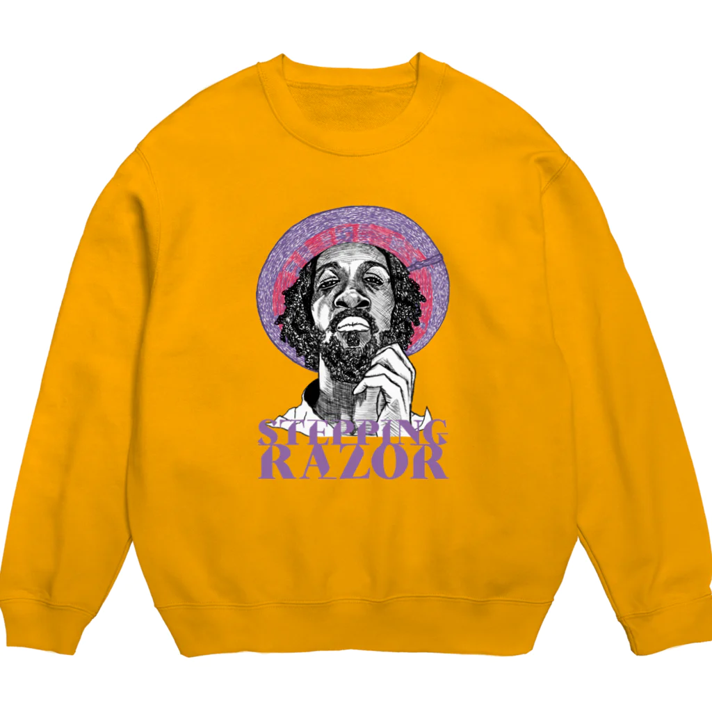 mrdoinkのstepping razor Crew Neck Sweatshirt