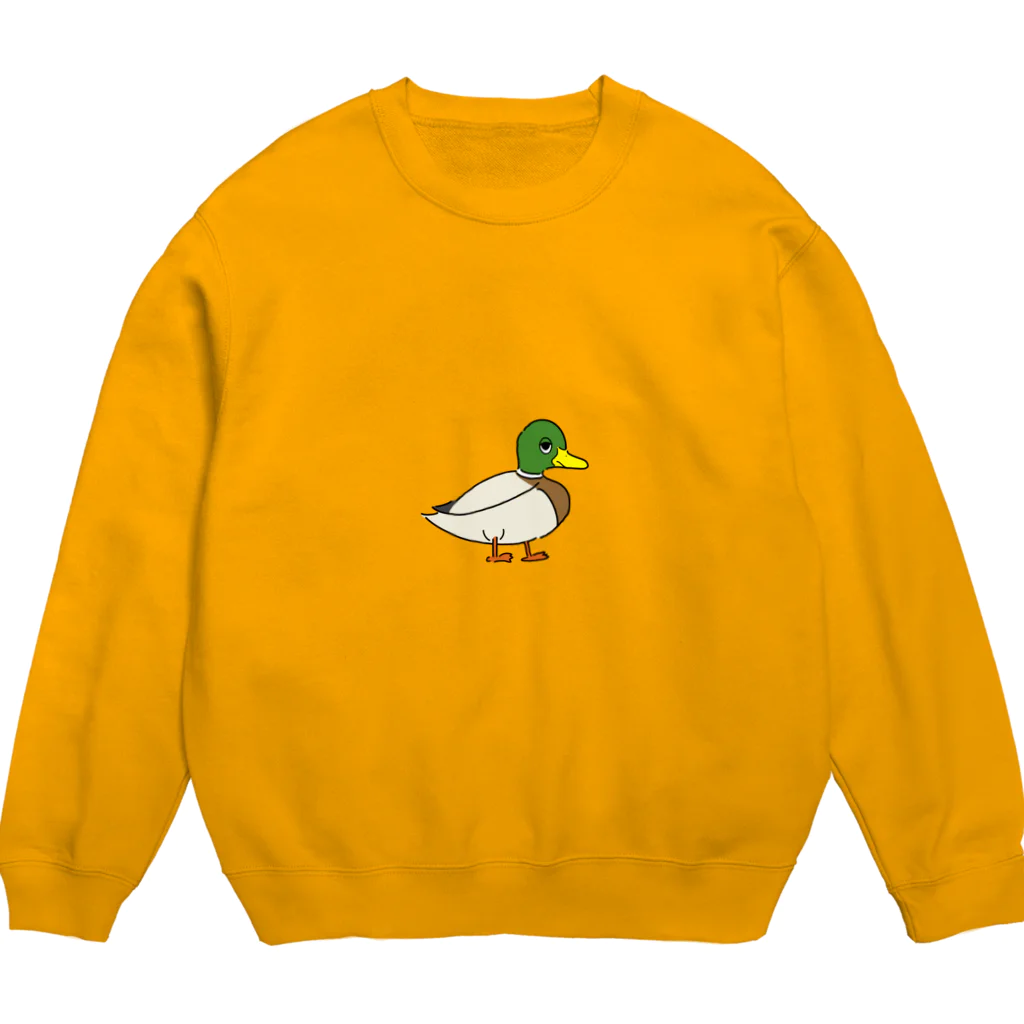 あしかのマガモさん(色あり) Crew Neck Sweatshirt