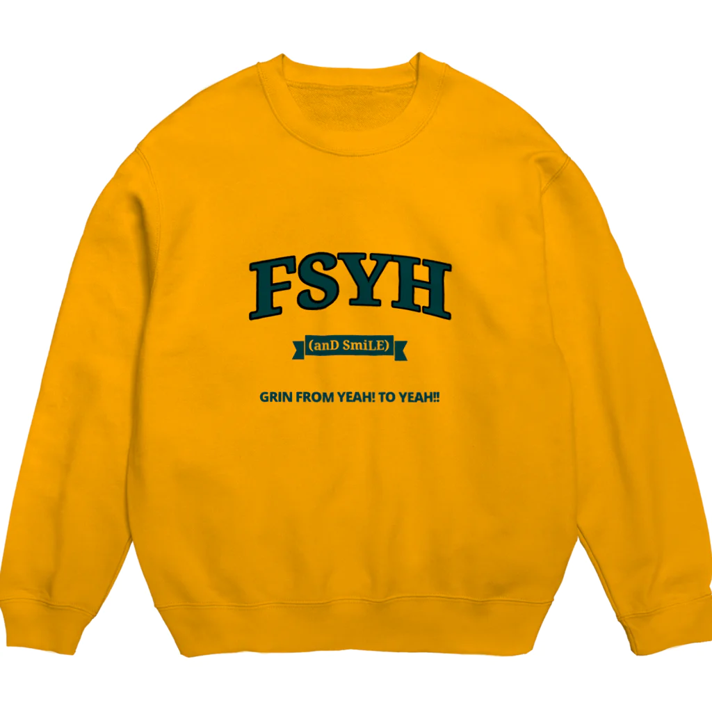 FSYH(S) のCollege logo Crew sweat 03 Crew Neck Sweatshirt