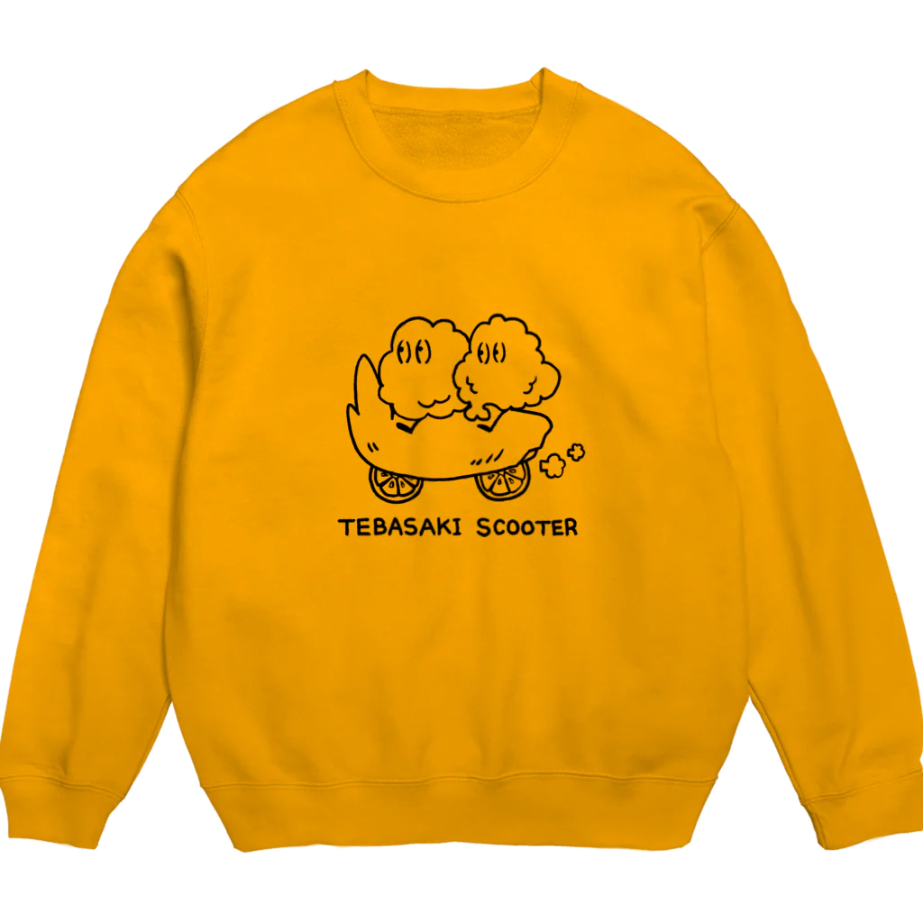 tettebolの手羽先スクーター Crew Neck Sweatshirt