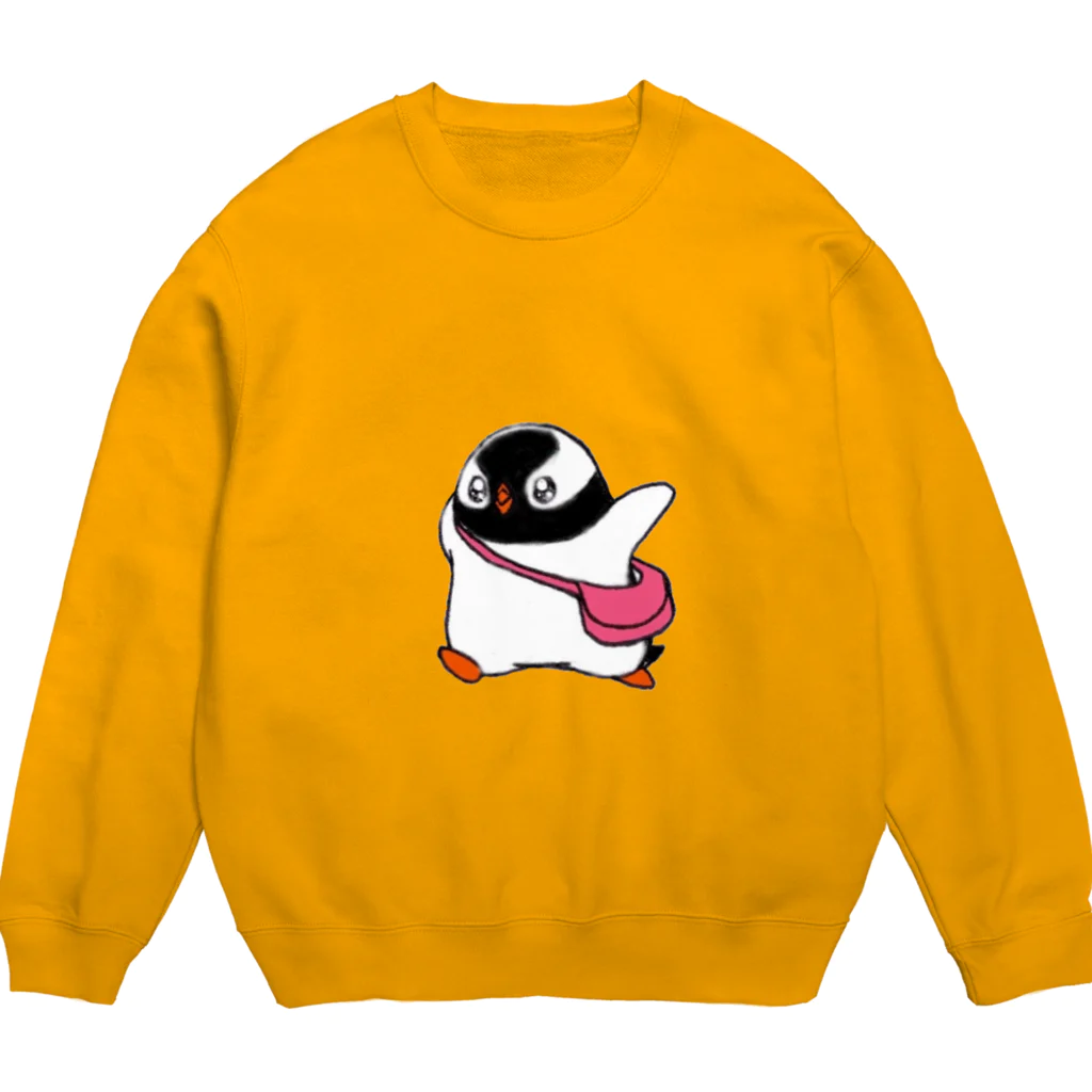 ヤママユ(ヤママユ・ペンギイナ)の走れ！プピゴン！ Crew Neck Sweatshirt