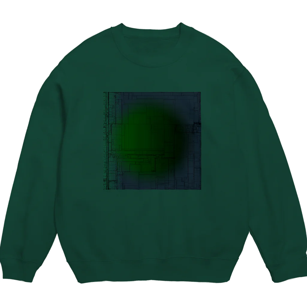 伏目（Fushime）の闇より生まれし新緑 Crew Neck Sweatshirt
