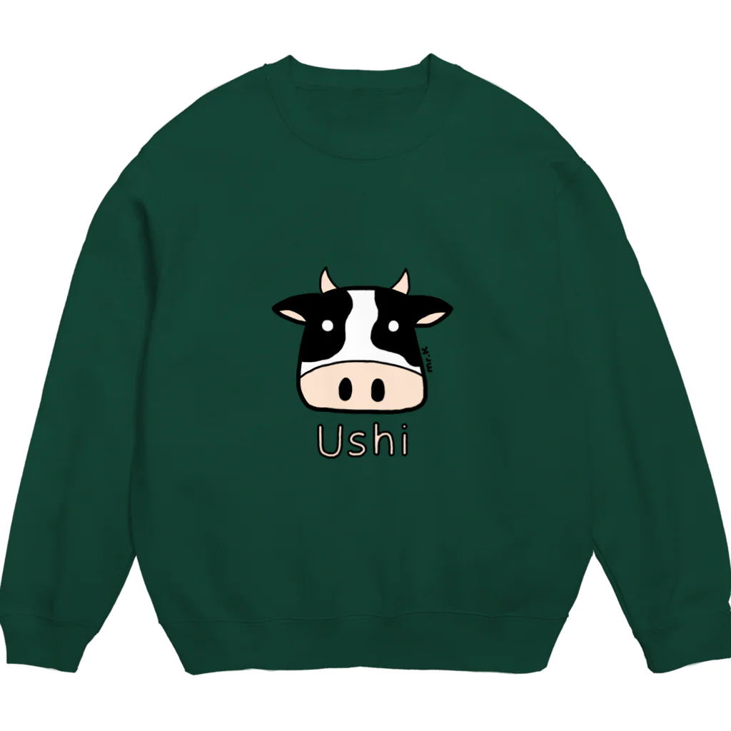 MrKShirtsのUshi (牛) 色デザイン Crew Neck Sweatshirt