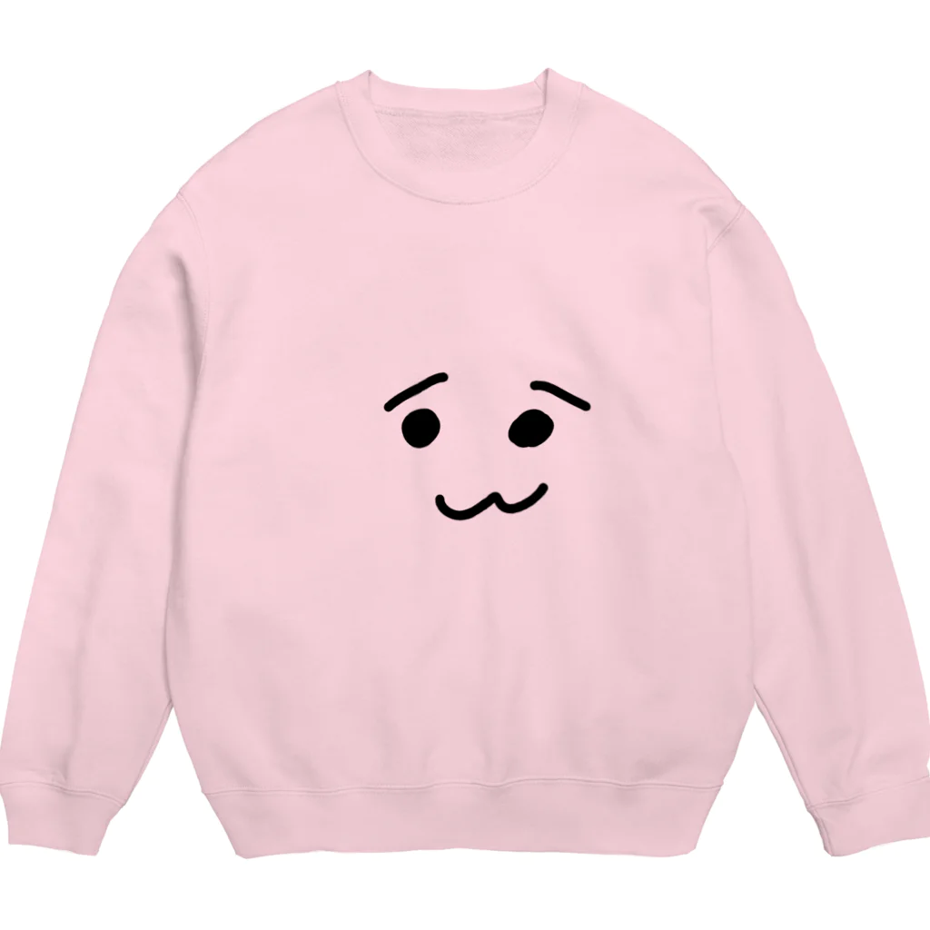 父娘の気分転換ショップのパッと見めっちゃ腹立つ顔 Crew Neck Sweatshirt