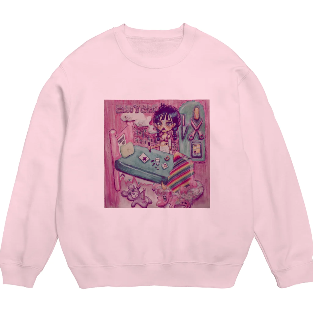 tippi ♡♡のふえぇ、生きるのって大変！！ Crew Neck Sweatshirt