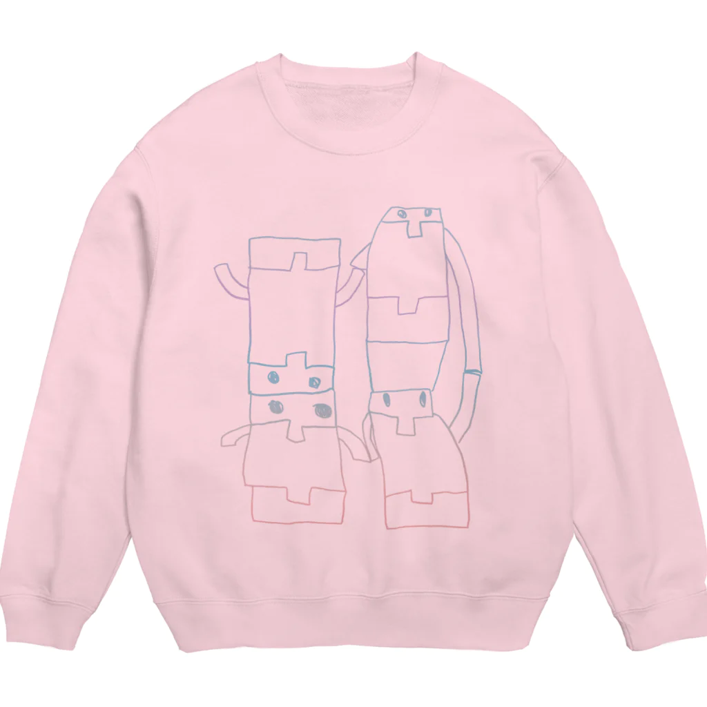 tettebolのトップルゲンガー　ミラージュ Crew Neck Sweatshirt