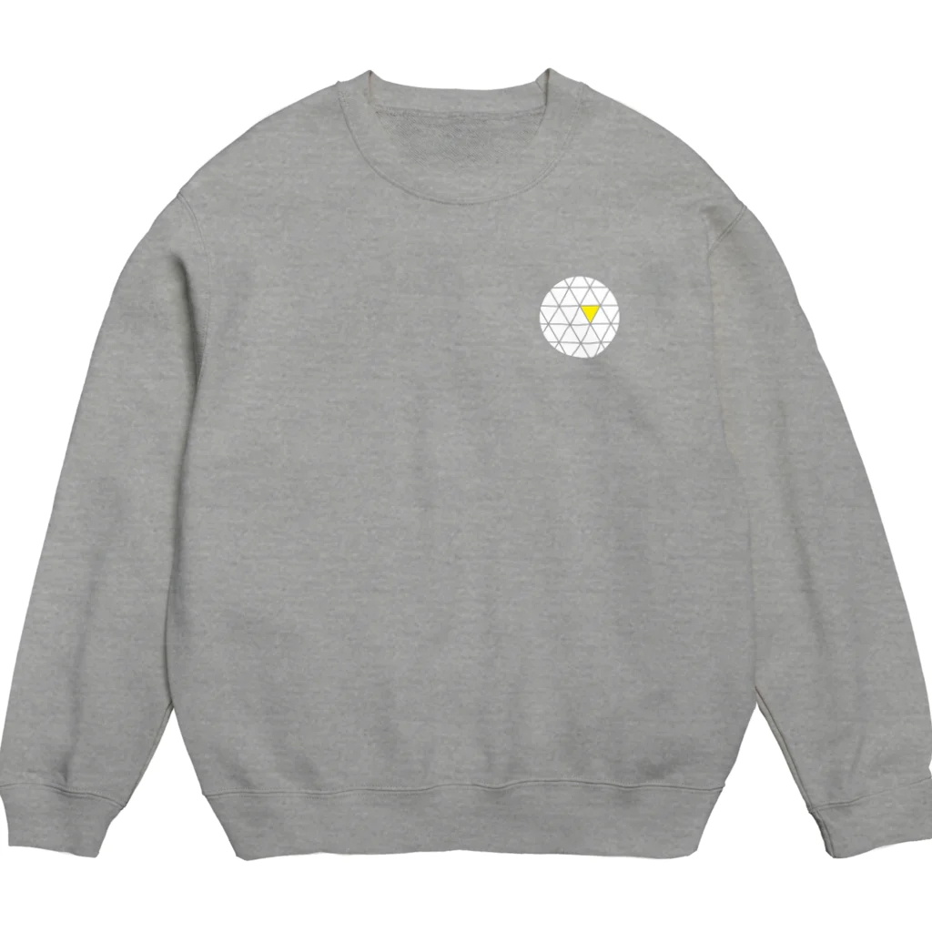 Ayanoのトライアングルイエロー Crew Neck Sweatshirt