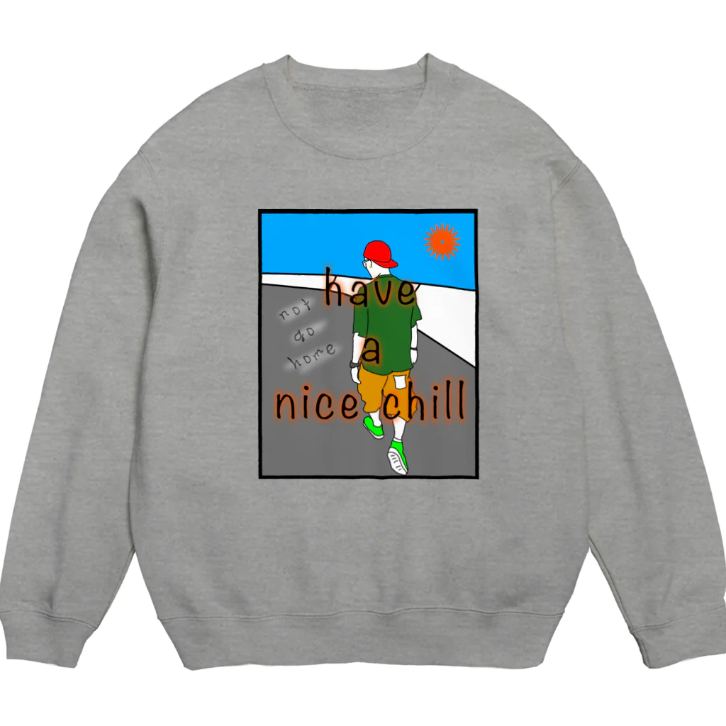 Diggin' the Donuts'のhave a nice chill Crew Neck Sweatshirt