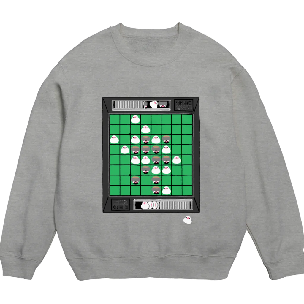 torilove_birdloverのもっちりオセロぶんちょうズ Crew Neck Sweatshirt