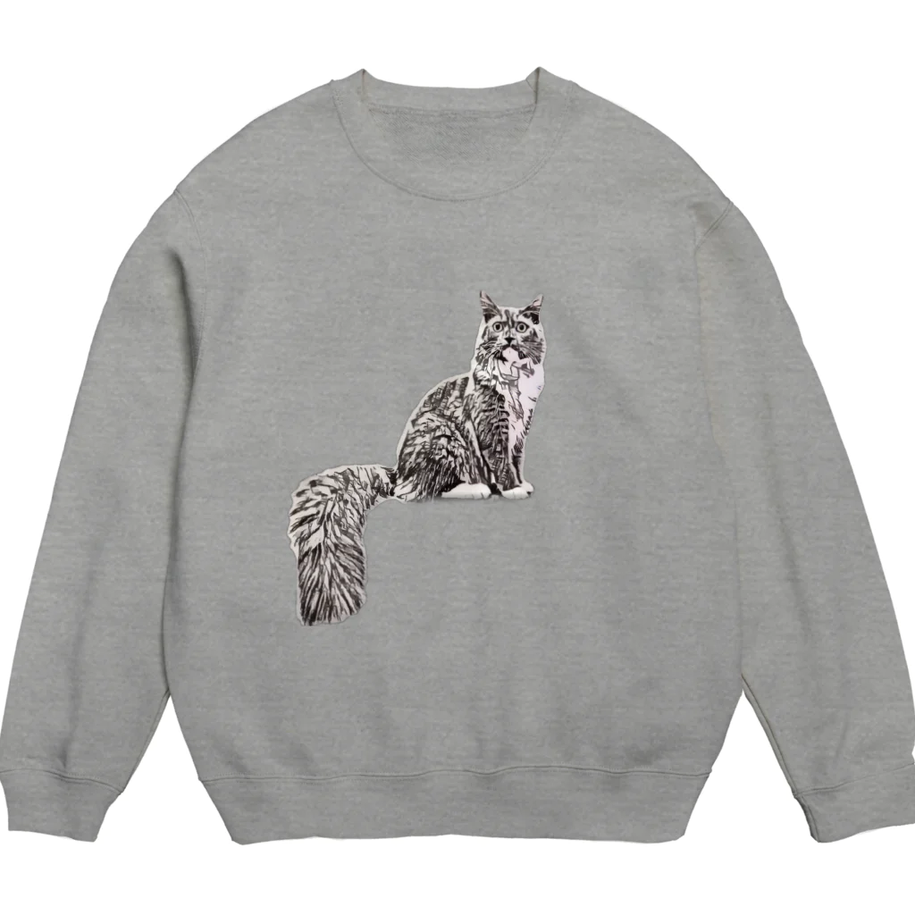 くつしたねこのたびのくつしたねこのたび Crew Neck Sweatshirt