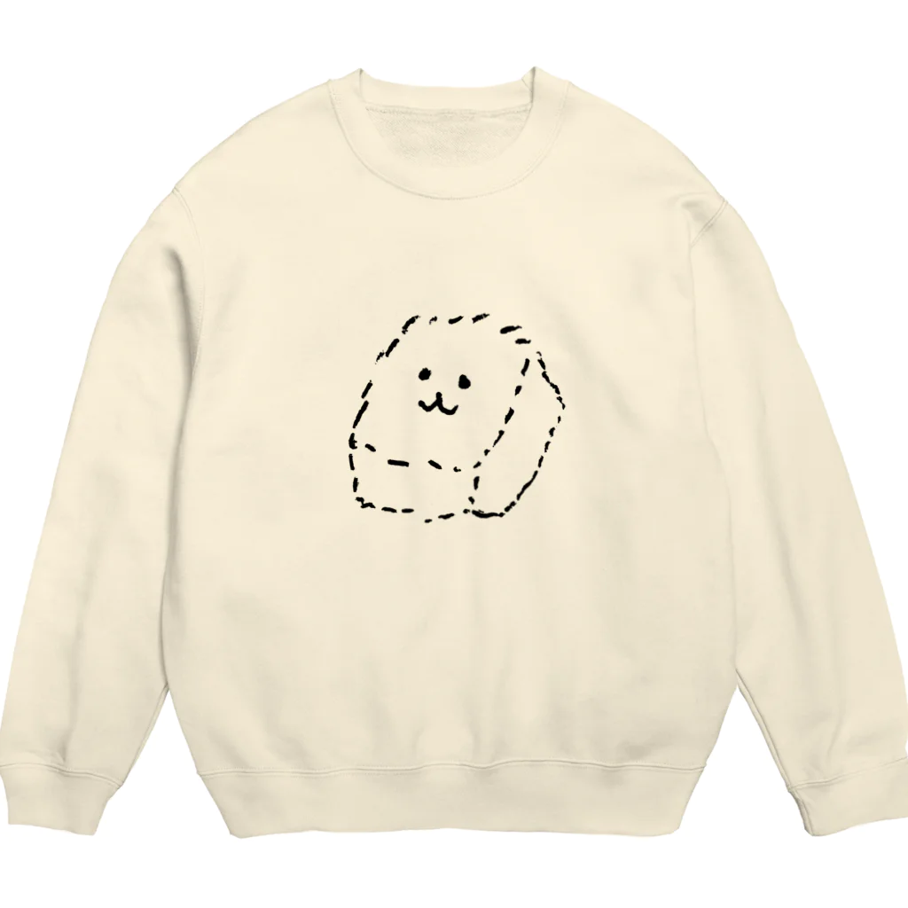 🍑の毛豆腐 Crew Neck Sweatshirt