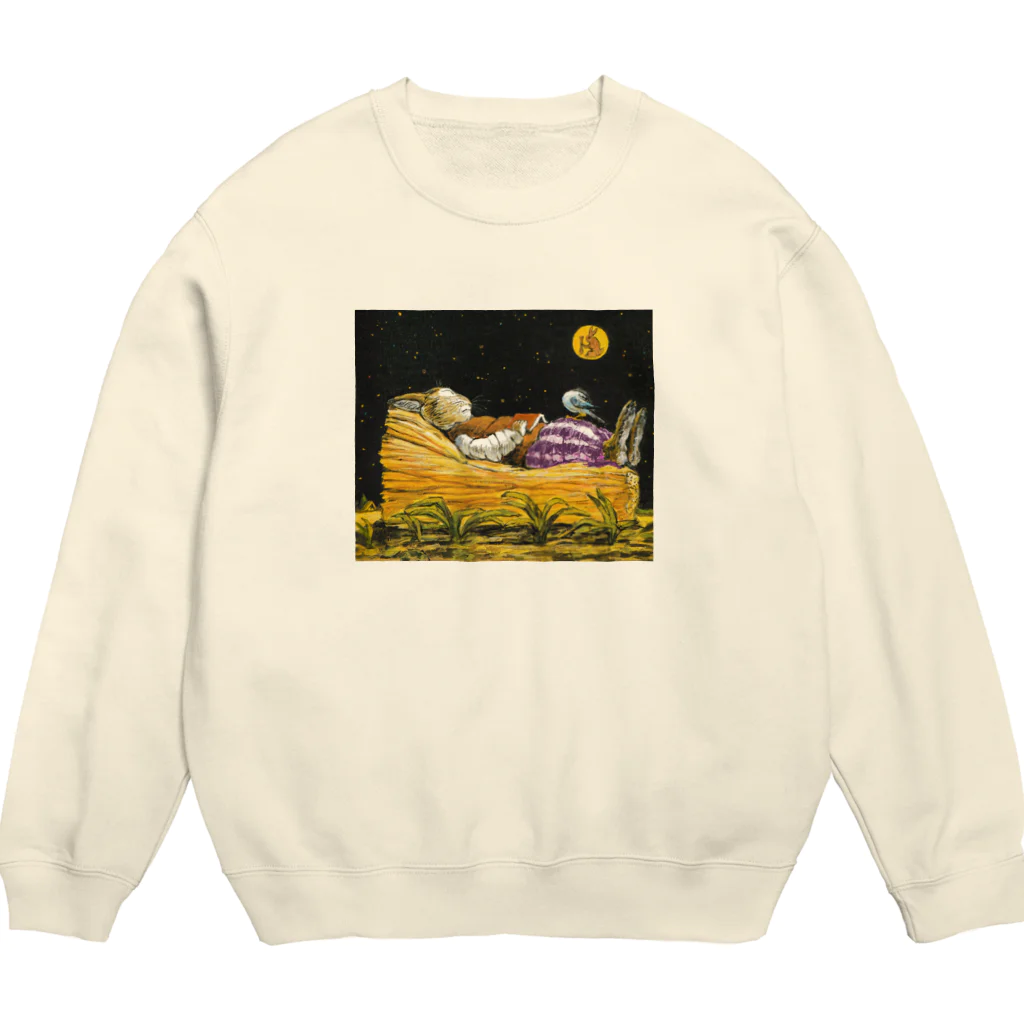 心の森ミュージアム　遊童館の星降る夜　b Crew Neck Sweatshirt