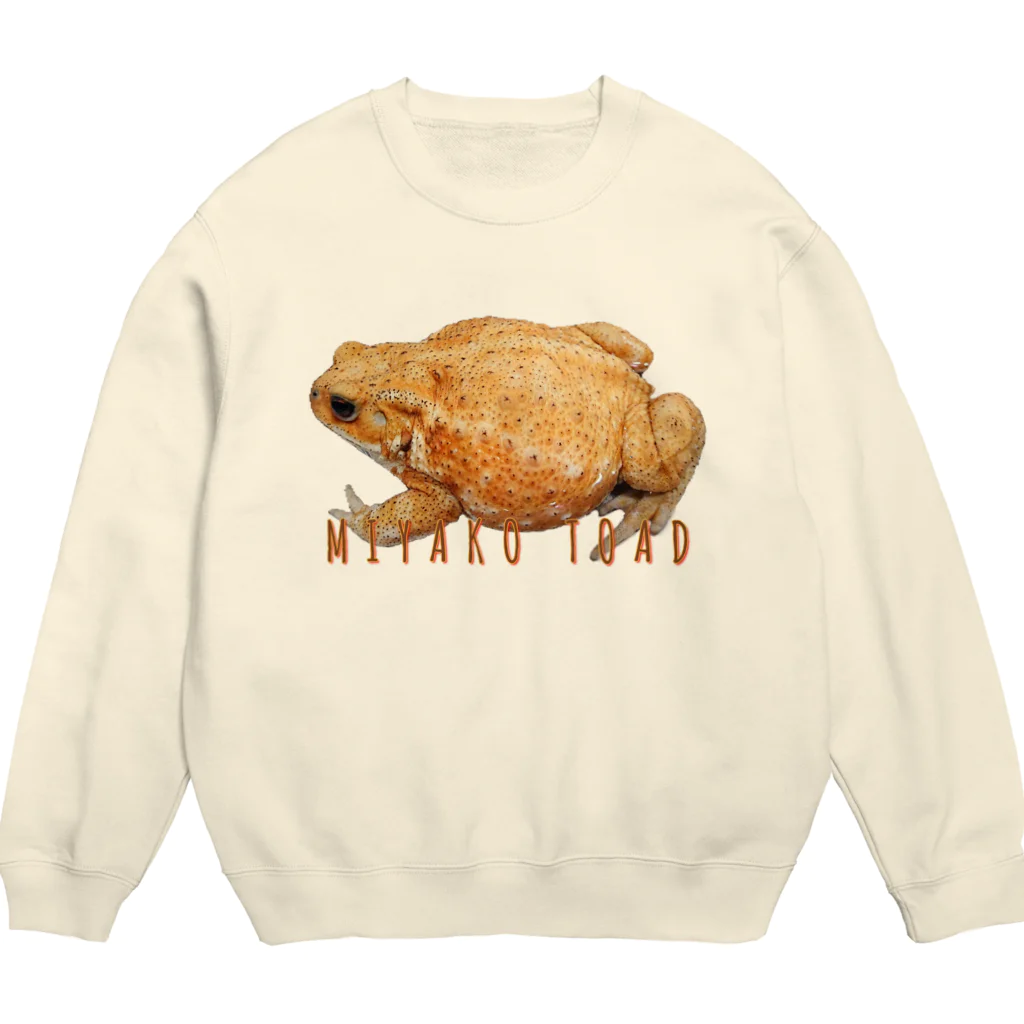 無尾目のミヤコの鼎 Crew Neck Sweatshirt