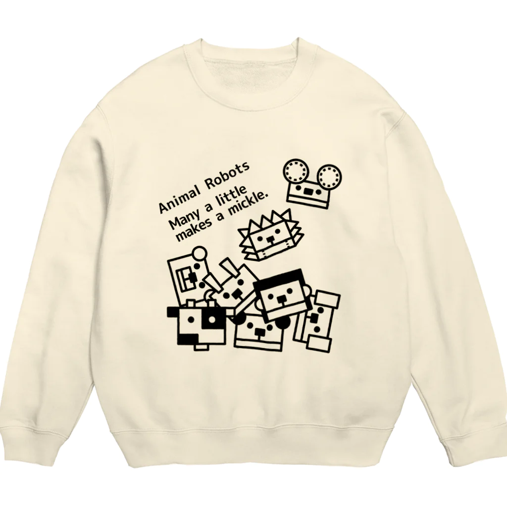 red smileのアニロボ（ちりつも） Crew Neck Sweatshirt