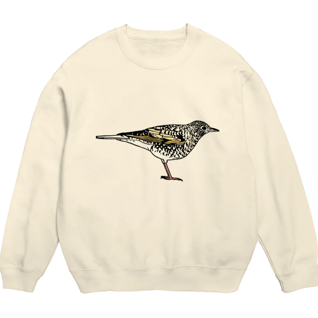 紫乃のトラツグミのトラさん(カラー) Crew Neck Sweatshirt