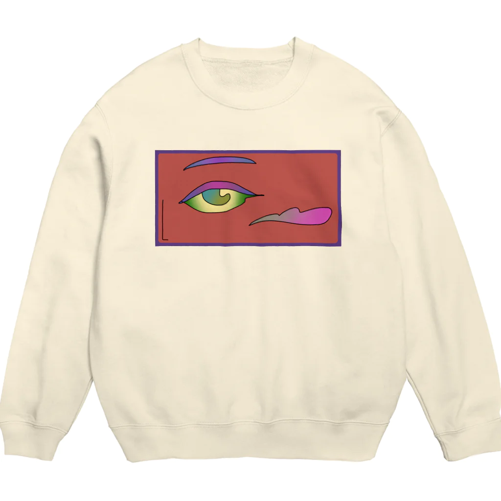 QB🦖のEYE Crew Neck Sweatshirt