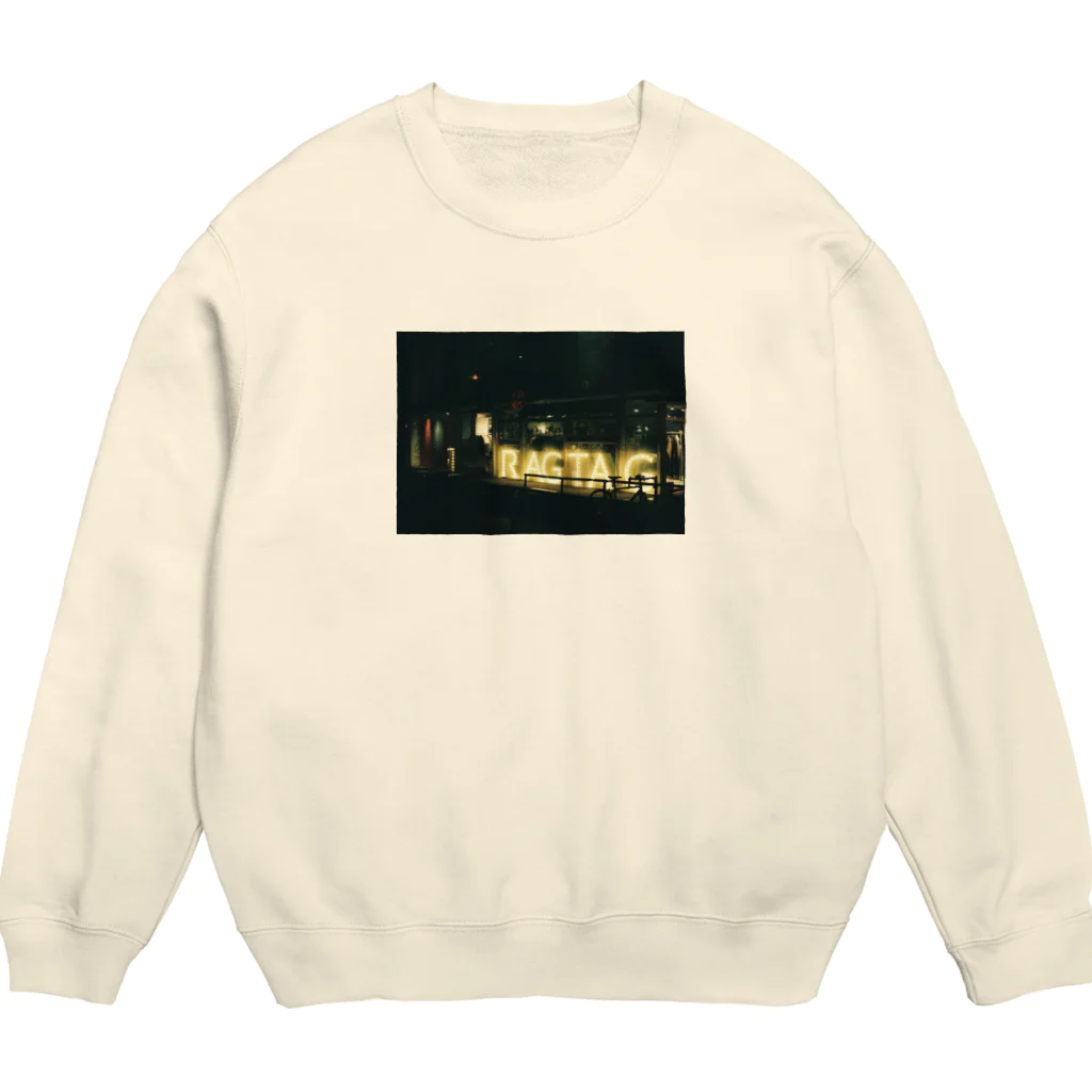 ゆっこの好きなものいちのHarajyukuの夜道 Crew Neck Sweatshirt