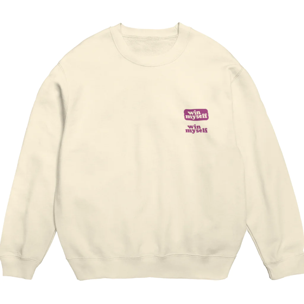 fukuse yuuriマリリンのwinmyself(2logo) Crew Neck Sweatshirt