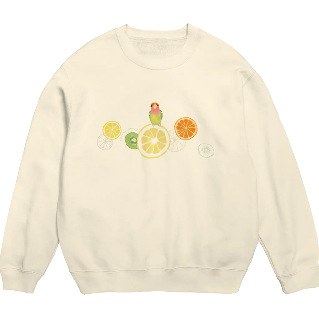 小桜森のコザクラとフルーツ Crew Neck Sweatshirt