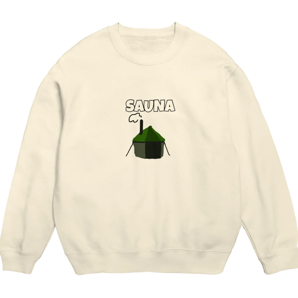 今日からサウナー！のテントサウナ Crew Neck Sweatshirt