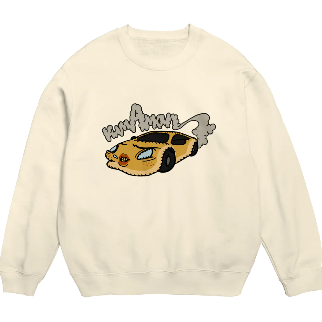 甘党ラムアマン教の燃費悪すぎ唾飛ばしマイカー Crew Neck Sweatshirt