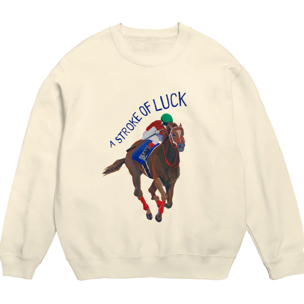 ヘタッピの競馬 Crew Neck Sweatshirt