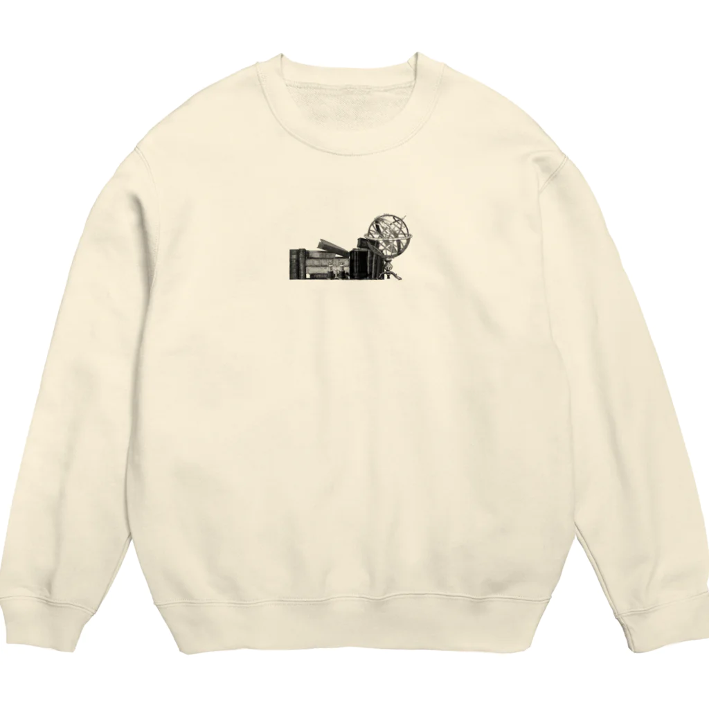 海賊猫 cocoの『銀河鉄道の夜』「ほんたうの幸福」 Crew Neck Sweatshirt