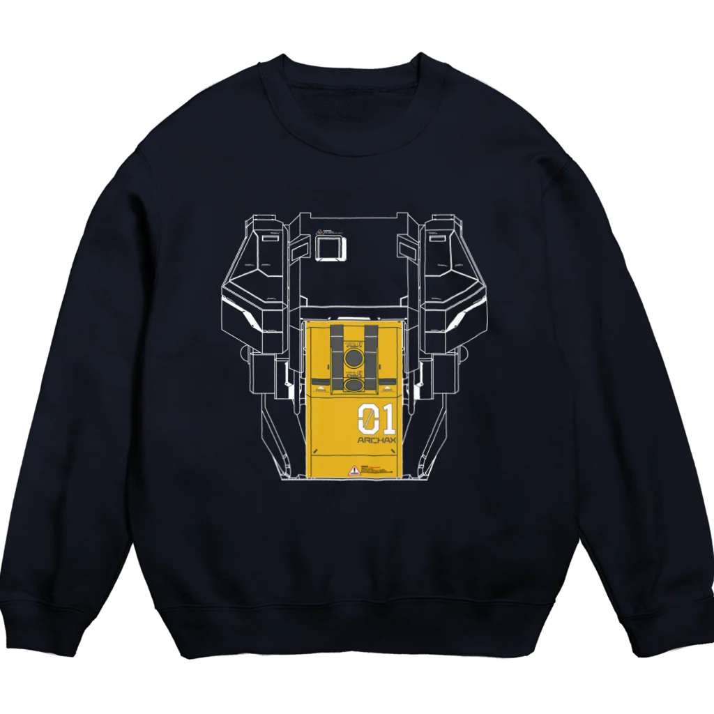 ツバメインダストリ株式会社のアーカックス　胸部フロントデザイン Crew Neck Sweatshirt