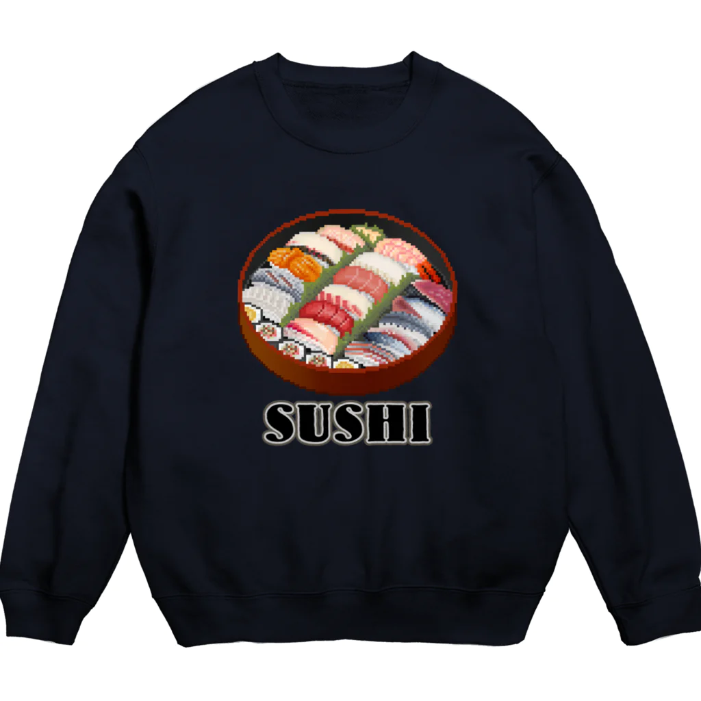 猫と釣り人のSUSHI_2R Crew Neck Sweatshirt