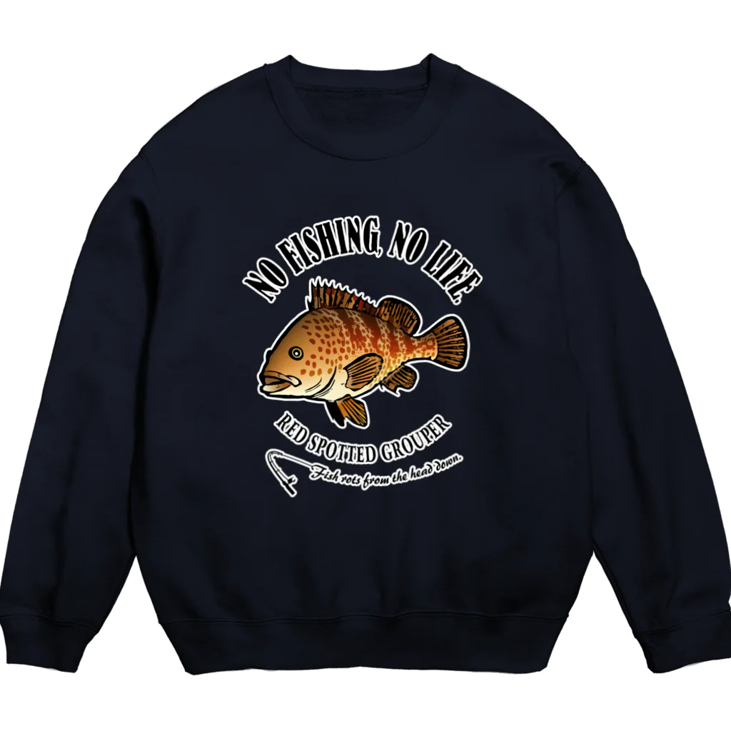 猫と釣り人のKIJIHATA_EB_1CW Crew Neck Sweatshirt