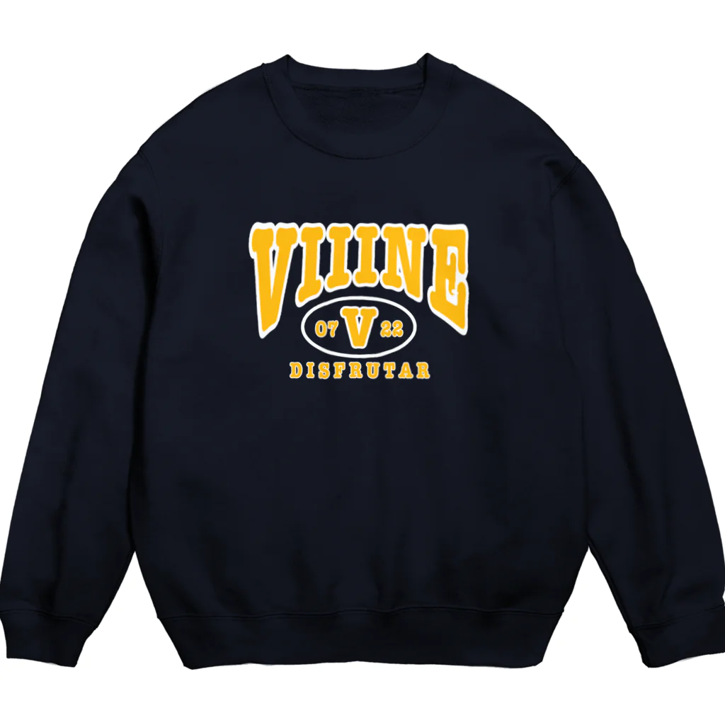 viiineのviiine カレッジロゴ スウェット Crew Neck Sweatshirt